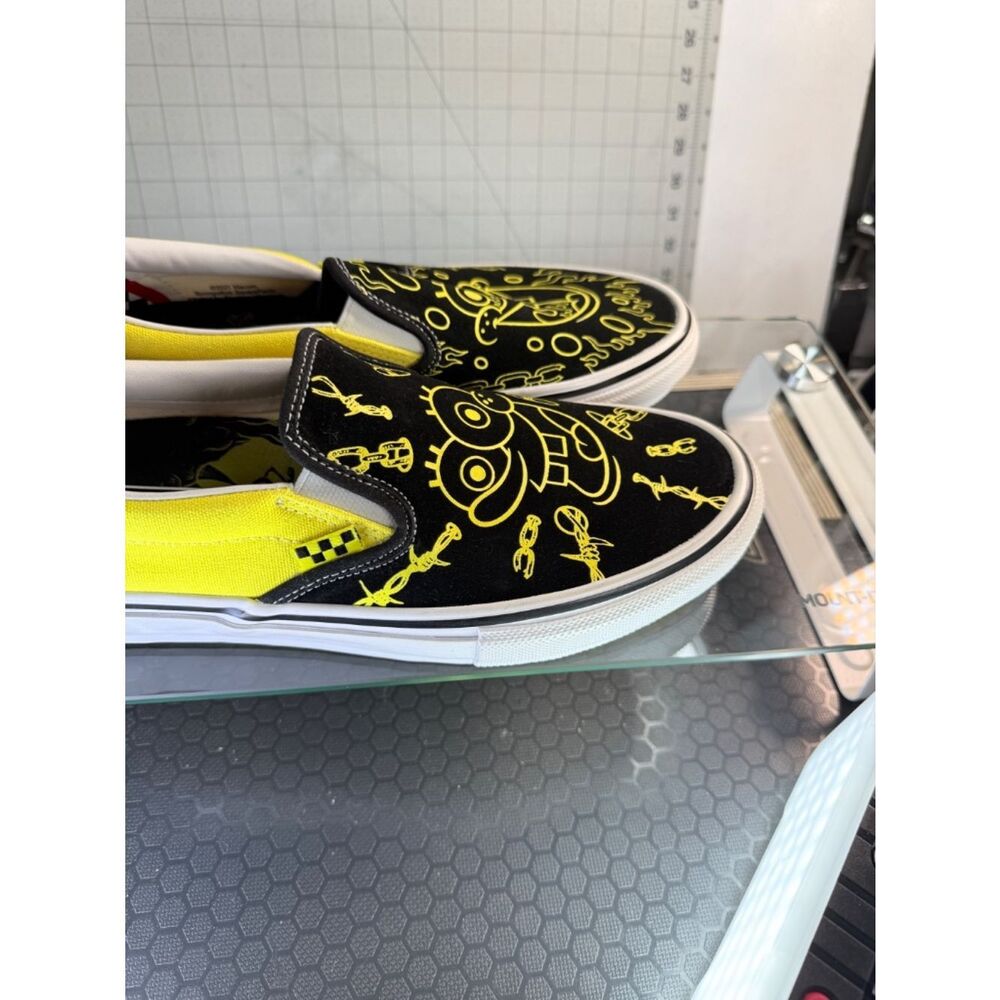VANS®  |  SPONGEBOB SQUAREPANTS  |  SLIP-ONS  |  MEN:9.5  |  NEW  | - Picture 10 of 14
